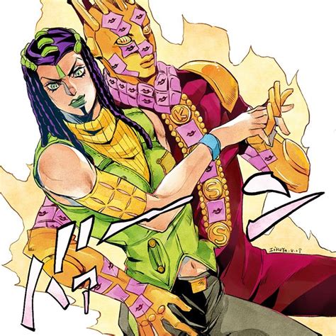 jojo characters kissing.